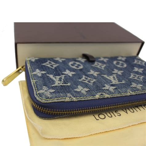 louis vuitton blue monogram wallet|zippy louis vuitton wallet.